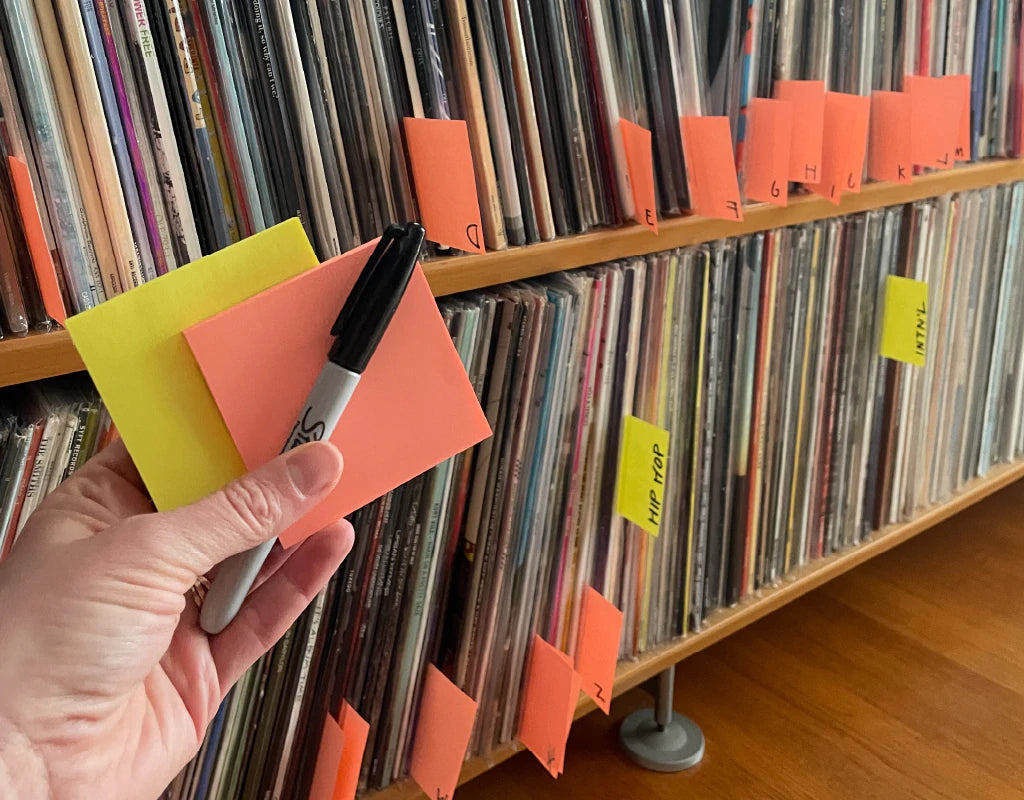 How to organize vinyl records Koeppel Design