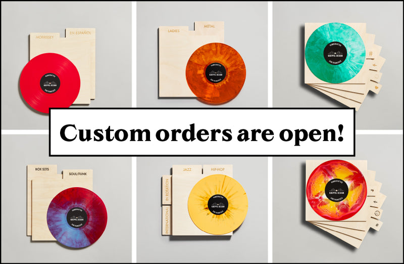 Custom 12-inch dividers are back!