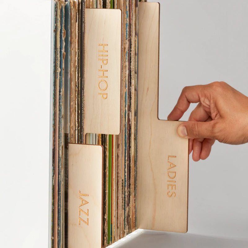 Custom Made to Order Record Dividers, now with gold lettering!