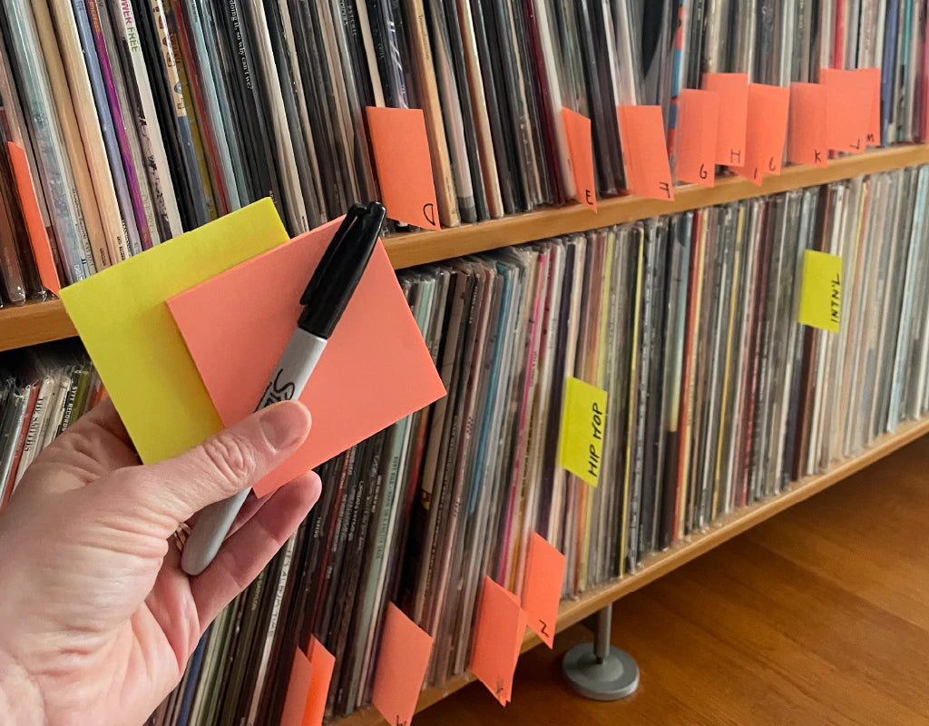 How to organize vinyl records