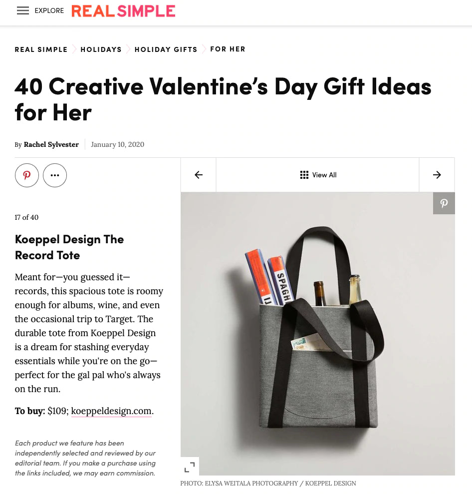 Featured: Real Simple